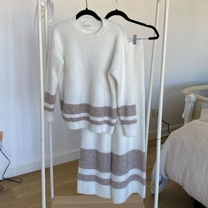 Striped Sweater Set